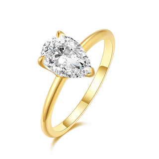 Lumen Vow · Pear Cut Moissanite Engagement Ring