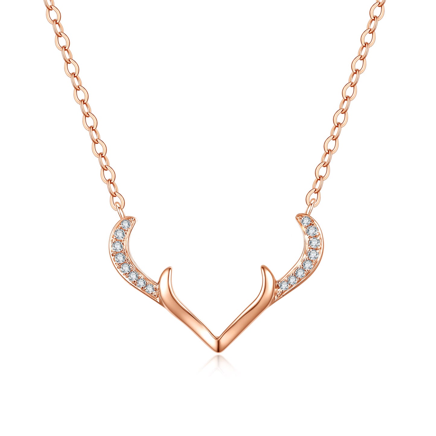 Artistic  symmetry   Oval Cut Lab Diamond Boutique Necklace