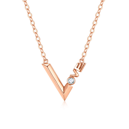 love  Oval Cut Lab Diamond Boutique Necklace