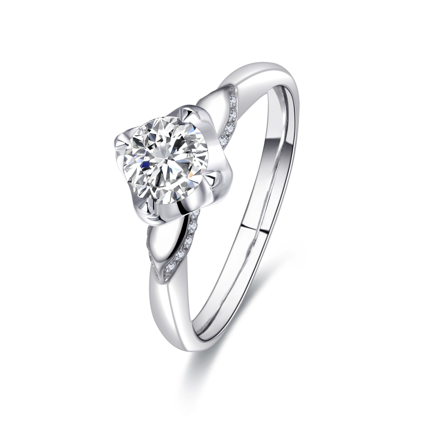 noble  Oval Cut Lab Diamond Boutique Ring