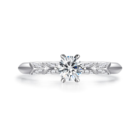 elegant  Oval Cut Lab Diamond Boutique Ring