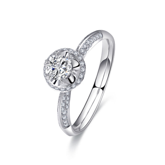 noble  Oval Cut Lab Diamond Boutique Ring