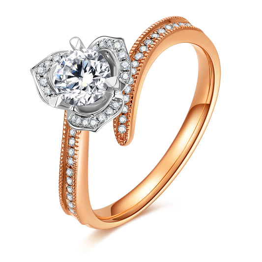 Miss  Oval Cut Lab Diamond Boutique Ring fiowe