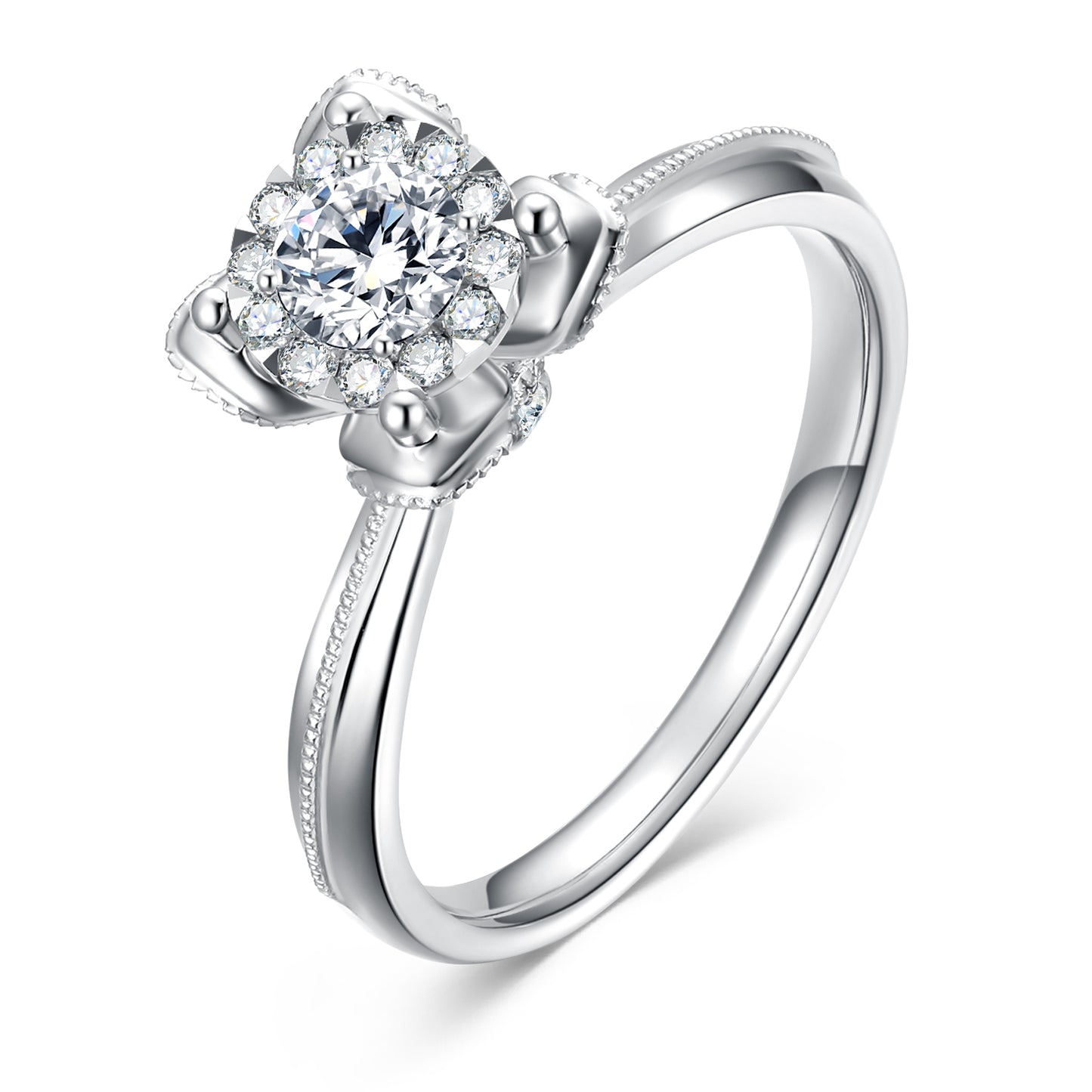 Fragant love  Oval Cut Lab Diamond Boutique Ring fiowe