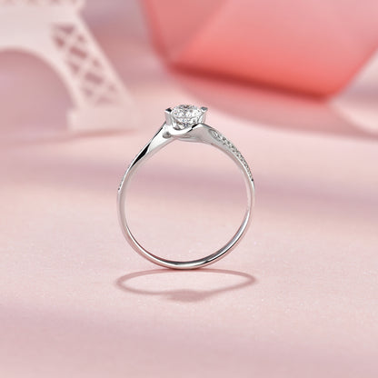 Destiny  Dichromatic Lab Diamond Engagement Ring