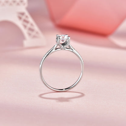 Loyal Dichromatic Lab Diamond Engagement Ring