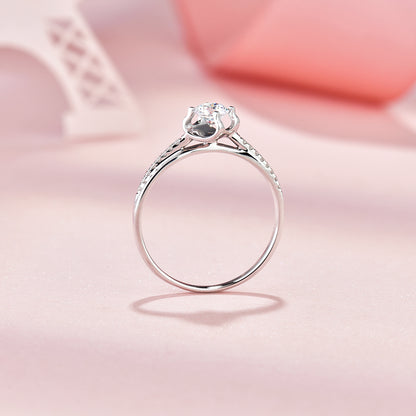 Swear Dichromatic Lab Diamond Engagement Ring