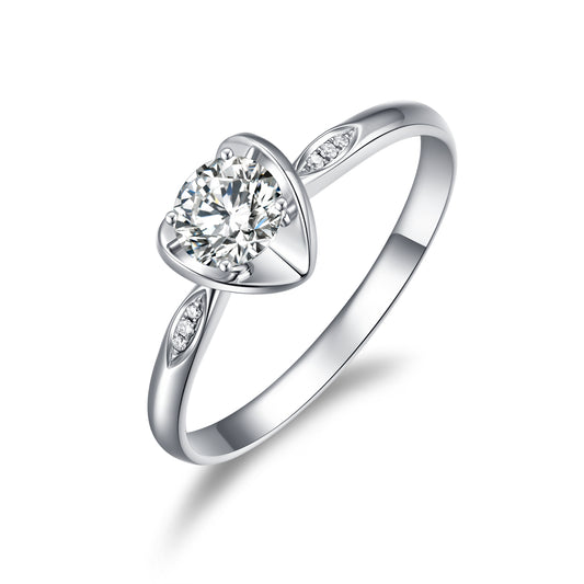 Show one's loveDichromatic Lab Diamond Engagement Ring