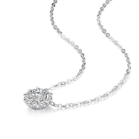 fashion  Oval Cut Lab Diamond Boutique Necklace