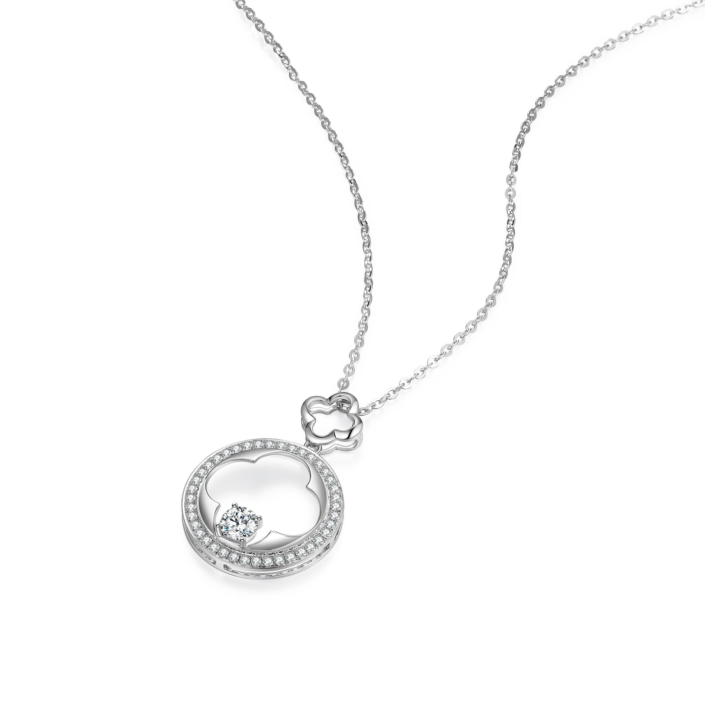 snow-white   Oval Cut Lab Diamond Boutique Necklace