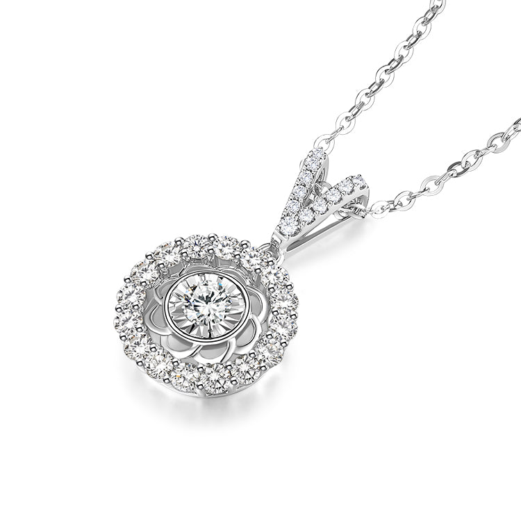 Senior sense  Oval Cut Lab Diamond Boutique Necklace