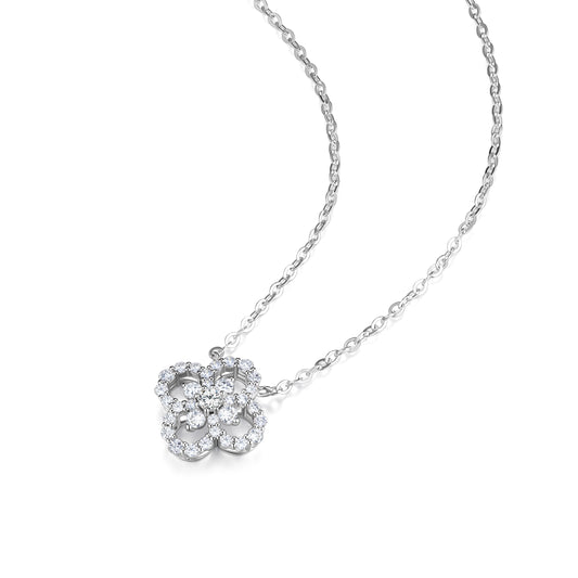 Beautiful as a fiower  Oval Cut Lab Diamond Boutique Necklace