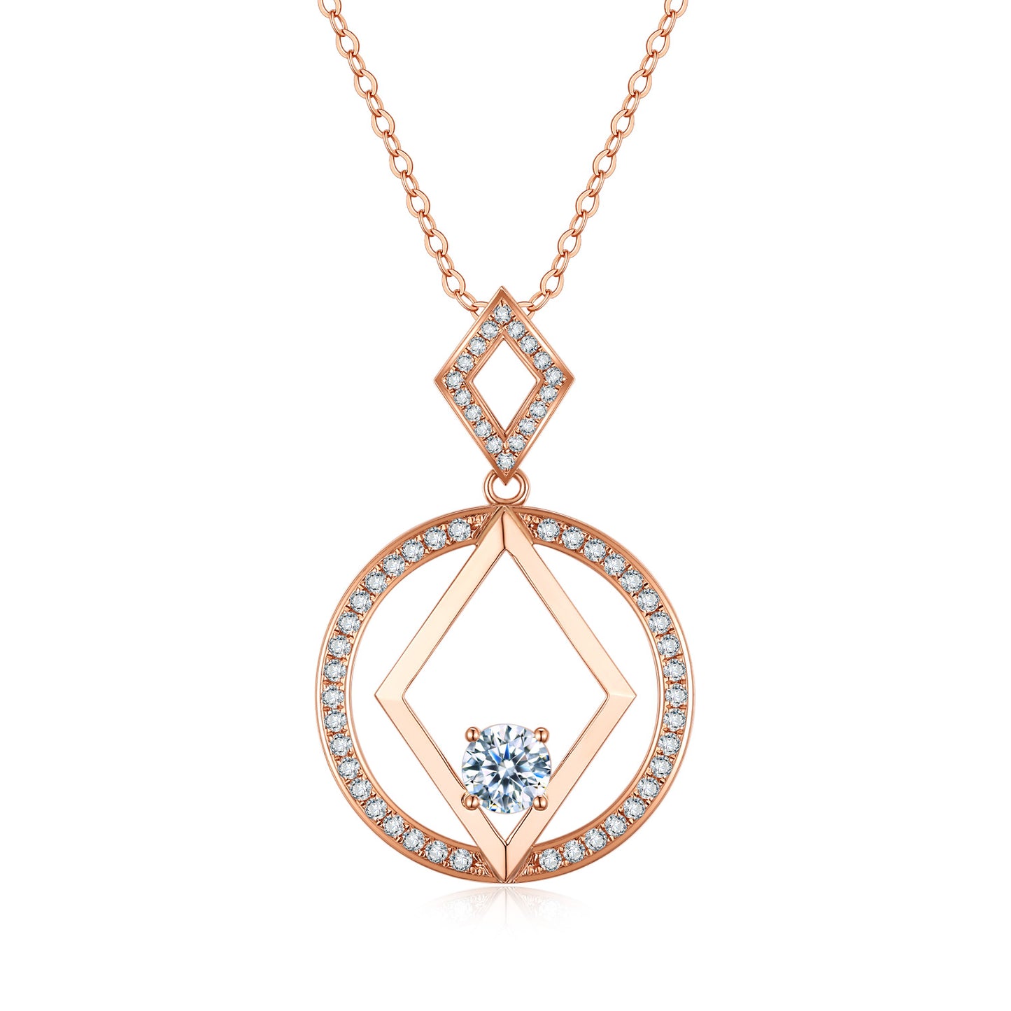 Beautiful  things  Oval Cut Lab Diamond Boutique Necklace