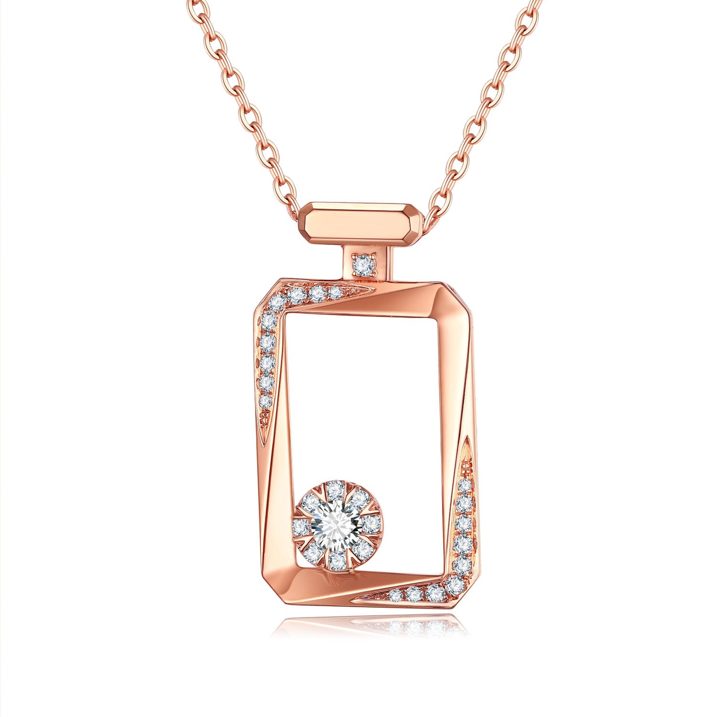 too wonderful for words  Oval Cut Lab Diamond Boutique Necklace