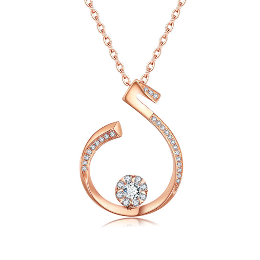 Smooth Oval Cut Lab Diamond Boutique Necklace